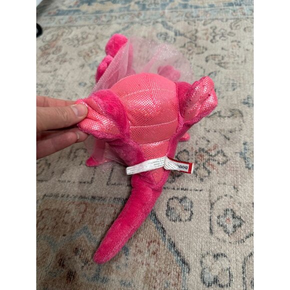 Pink Douglas Plush Dragon Toy With Tutu & Sparkly Wings - Picture 7 of 11